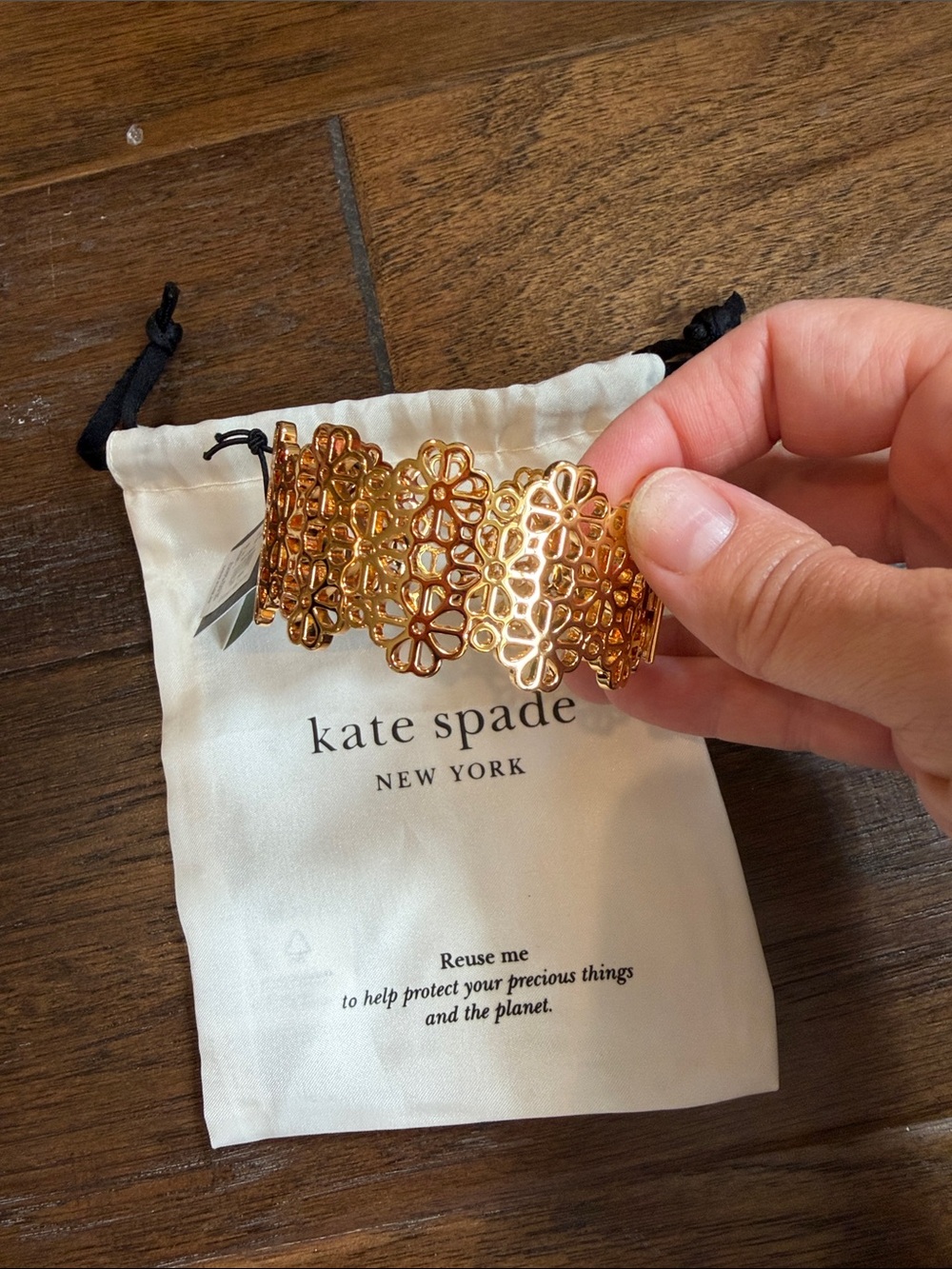 kate spade Spade Flower Lattice Bracelet